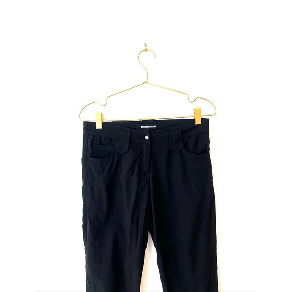 Anatomie Black Pants Lightweight Travel Packable Stretch Slim - Picture 5 of 10